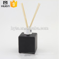 100ml 120ml square shape black reed diffuser glass bottles